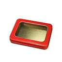 cookie tin with window